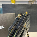 CHL - Small Double Case Bag With Strap Black For Women Bags, Shoulder And Crossbody Bags 9in/23LO AP1074