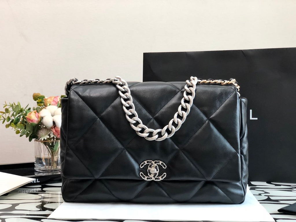 CHL -  19 Maxi Handbag Black For Women 14in/36LO