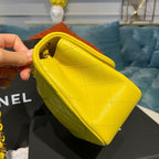 CHL - Mini Flap Bag Yellow For Women Bags, Shoulder And Crossbody Bags 6.7in/17LO A35200