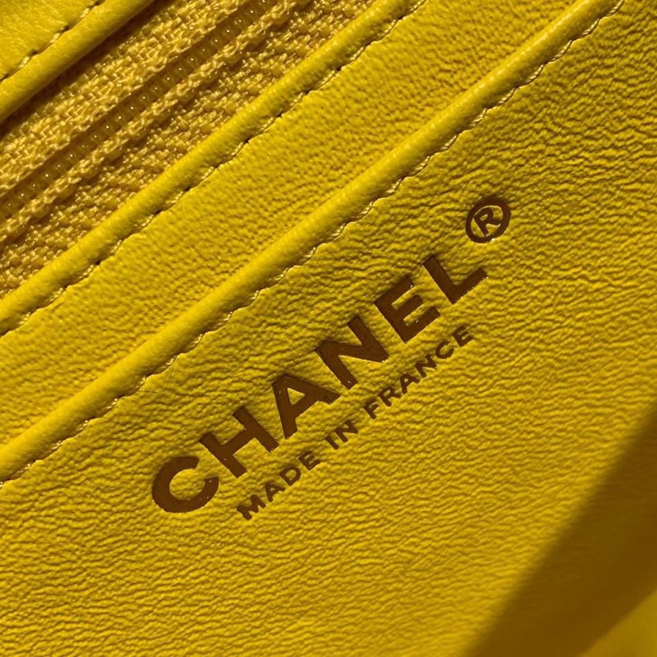 CHL - Mini Flap Bag Yellow For Women Bags, Shoulder And Crossbody Bags 6.7in/17LO A35200