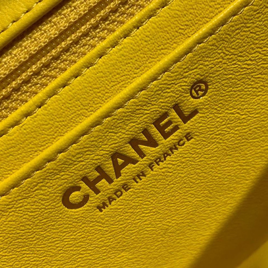 CHL - Mini Flap Bag Yellow For Women Bags, Shoulder And Crossbody Bags 6.7in/17LO A35200