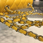 CHL - Mini Flap Bag Caviar Yellow For Women Bags, Shoulder And Crossbody Bags 6.7in/17LO A35200