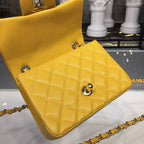 CHL - Mini Flap Bag Caviar Yellow For Women Bags, Shoulder And Crossbody Bags 6.7in/17LO A35200