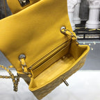 CHL - Mini Flap Bag Caviar Yellow For Women Bags, Shoulder And Crossbody Bags 6.7in/17LO A35200