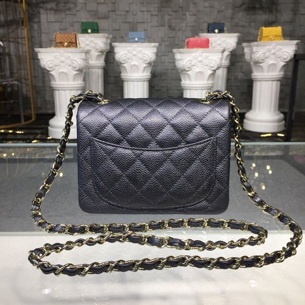 CHL - Mini Flap Bag Caviar Black For Women Bags, Shoulder And Crossbody Bags 6.7in/17LO A35200