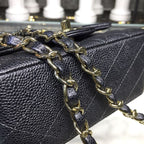 CHL - Mini Flap Bag Caviar Black For Women Bags, Shoulder And Crossbody Bags 6.7in/17LO A35200