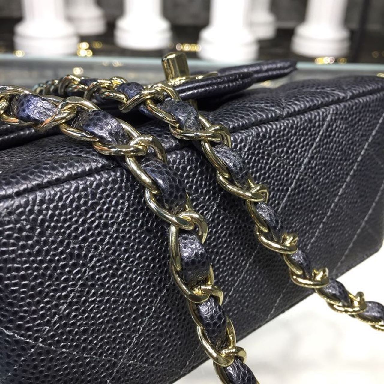 CHL - Mini Flap Bag Caviar Black For Women Bags, Shoulder And Crossbody Bags 6.7in/17LO A35200