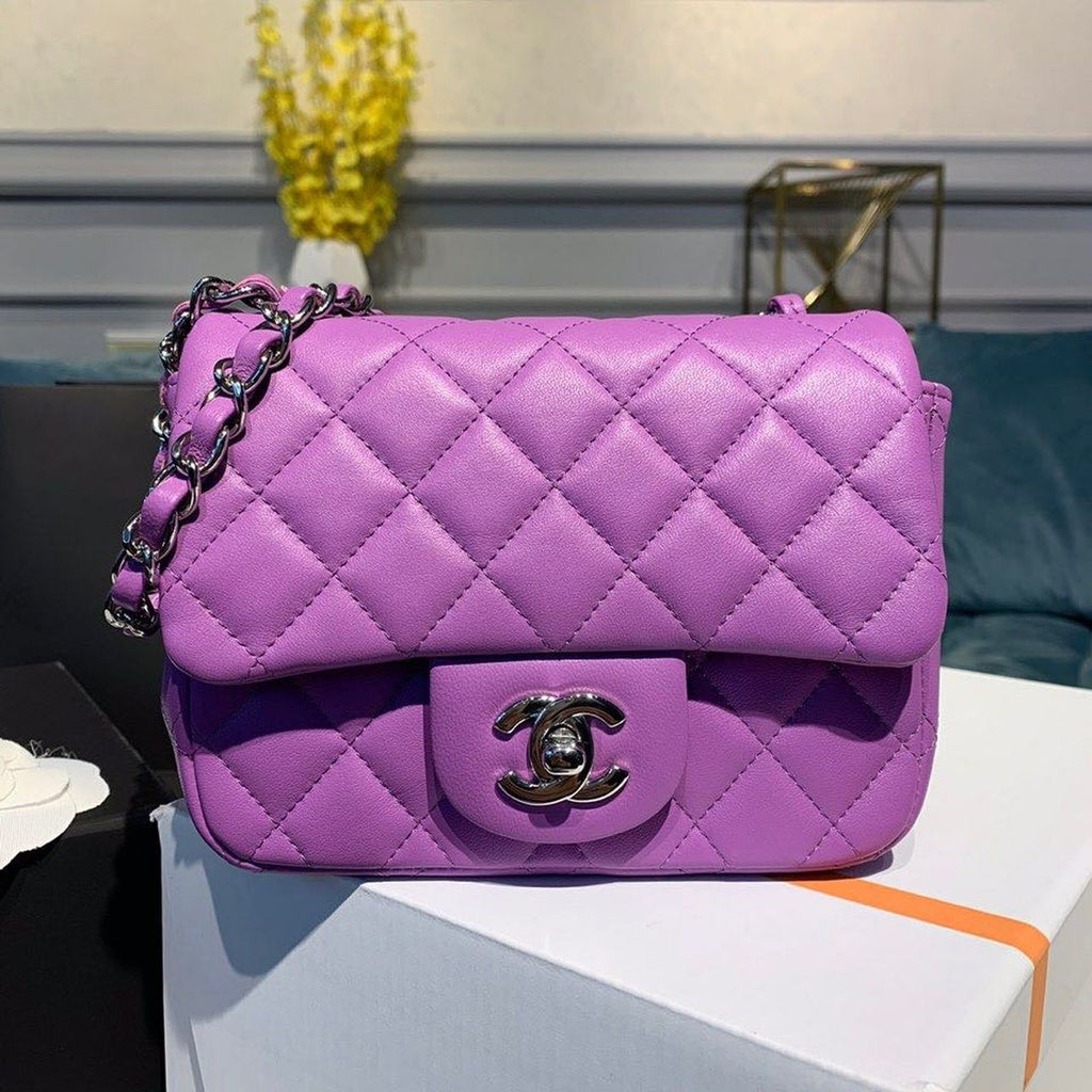 CHL - Mini Flap Bag Purple For Women Bags, Shoulder And Crossbody Bags 6.7in/17LO A35200