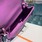 CHL - Mini Flap Bag Purple For Women Bags, Shoulder And Crossbody Bags 6.7in/17LO A35200