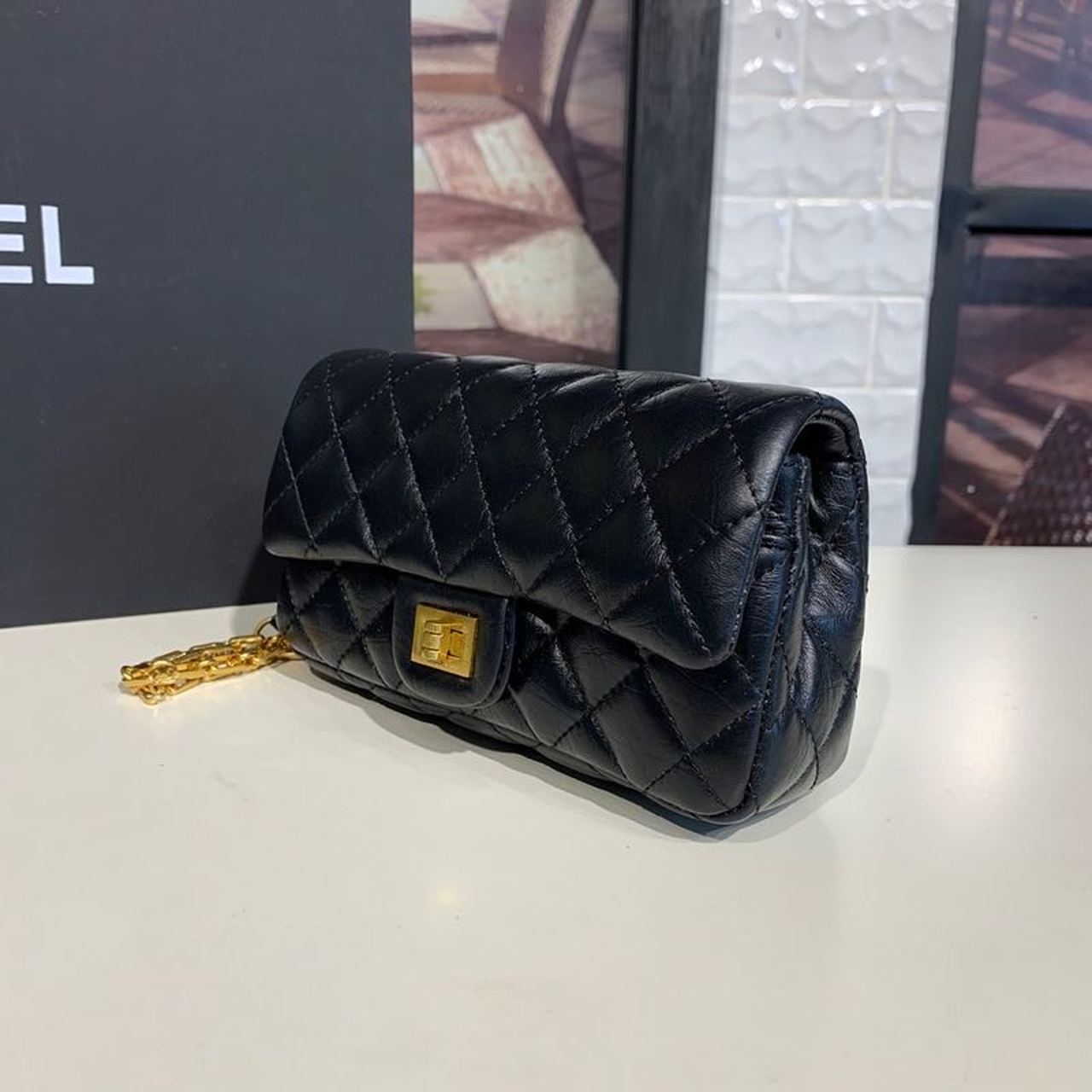 CHL - Reissue 2.55 Waist Belt Bag Black For Women Bags, Shoulder And Crossbody Bags 6.7in/17LO