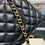 CHL - Large Flap Bag With Top Handle Black For Women Handbags, Shoulder And Crossbody Bags 11in/28LO A92991