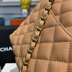 CHL - Large Flap Bag With Top Handle Light Brown For Women Handbags, Shoulder And Crossbody Bags 11in/28LO A92991