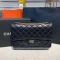 CHL -  2.55 Handbag SilLusso Official - Hardware Black For Women Bags, Shoulder And Crossbody 11in/28LO A37586