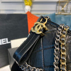 CHL - Gabrielle Hobo Handbag Black For Women Bags, Shoulder And Crossbody Bags 7.8in/20LO AS1582 B03936 94305
