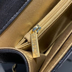 CHL - Short Pearl Handle Bag Gold Toned Hardware Black For Women Handbags, Shoulder And Crossbody Bags 8.2in/21LO AS0585