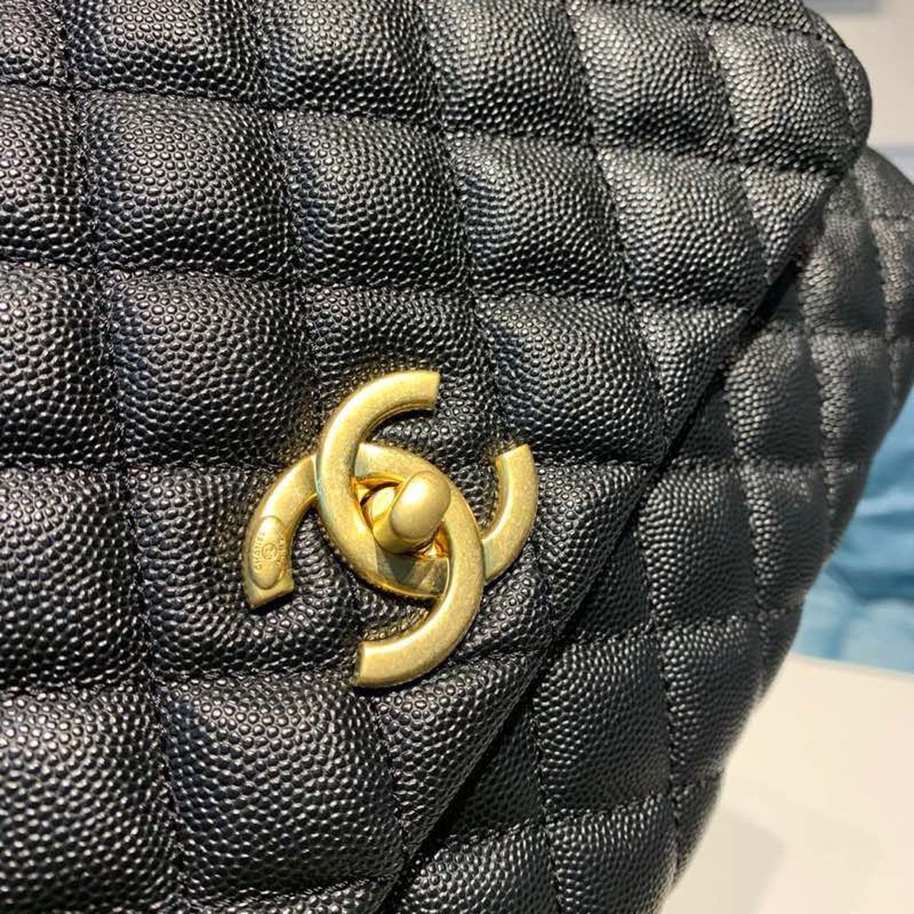 CHL - Large Flap Bag With Top Handle Black For Women, Women’s Handbags, Shoulder And Crossbody Bags 11in/28LO A92991