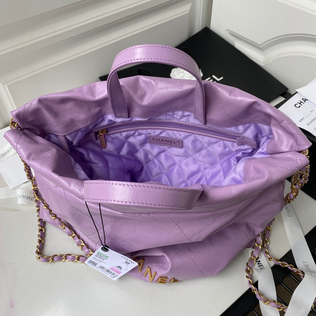 CHL -  Backpack Purple Shiny Large Bag For Women 51LO/20in