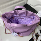 CHL -  Backpack Purple Shiny Large Bag For Women 51LO/20in