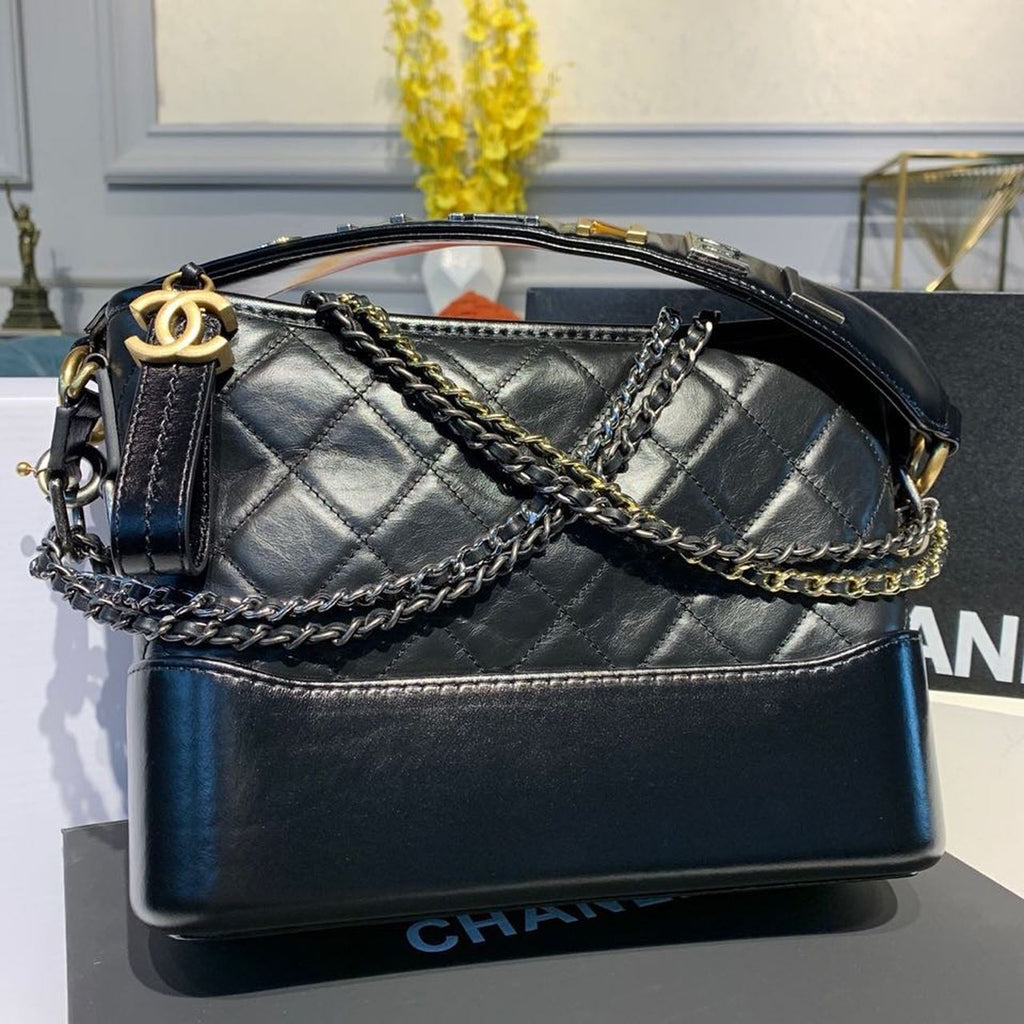 CHL - Gabrielle Small Hobo Bag Black For Women 7.8 in / 20LO