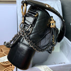 CHL - Gabrielle Small Hobo Bag Black For Women 7.8 in / 20LO