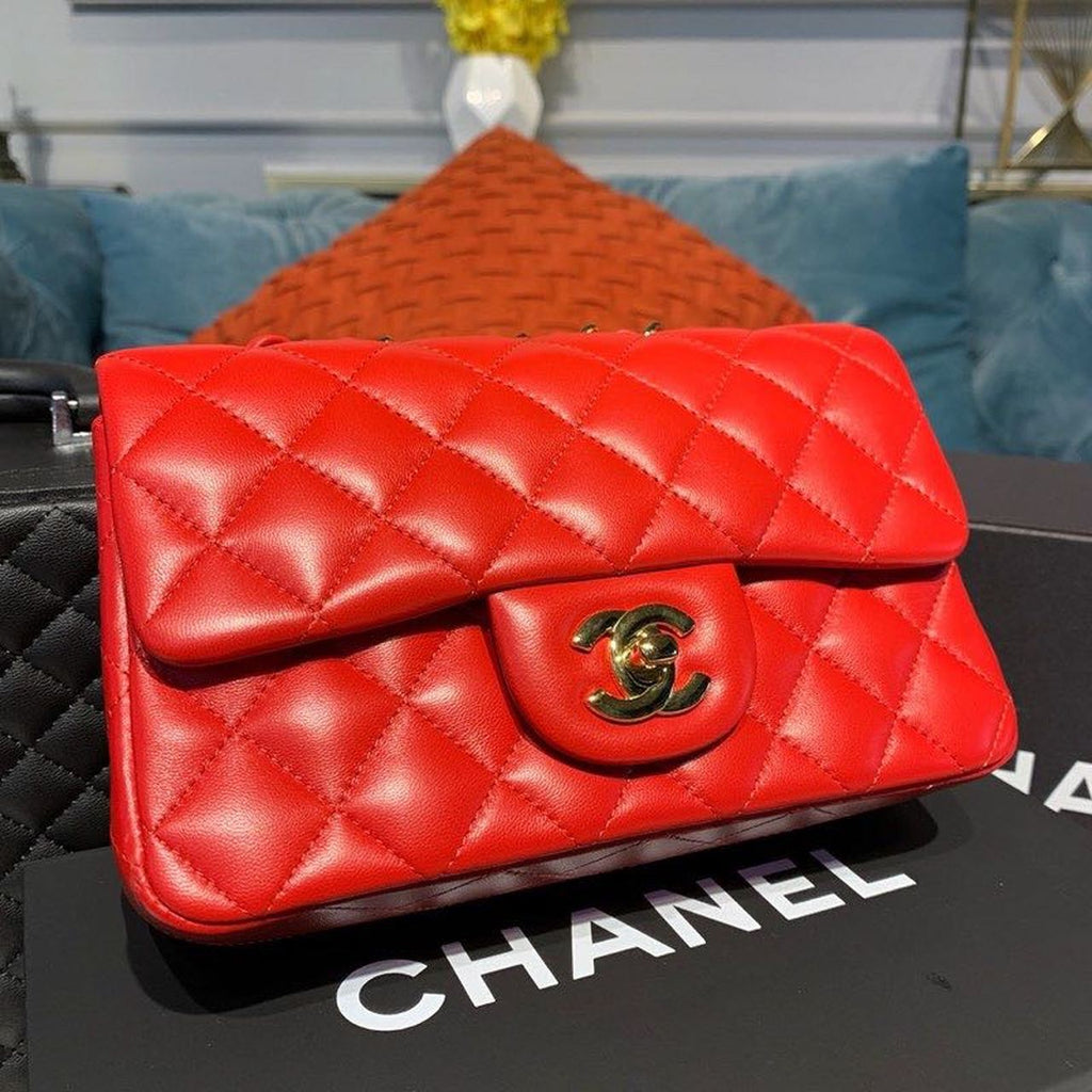 CHL - Mini Flap Bag Red For Women Bags Bag, Shoulder And Crossbody 7.8in/20LO A69900