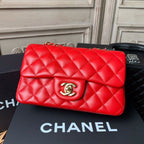 CHL - Mini Flap Bag Red For Women Bags Bag, Shoulder And Crossbody 7.8in/20LO A69900