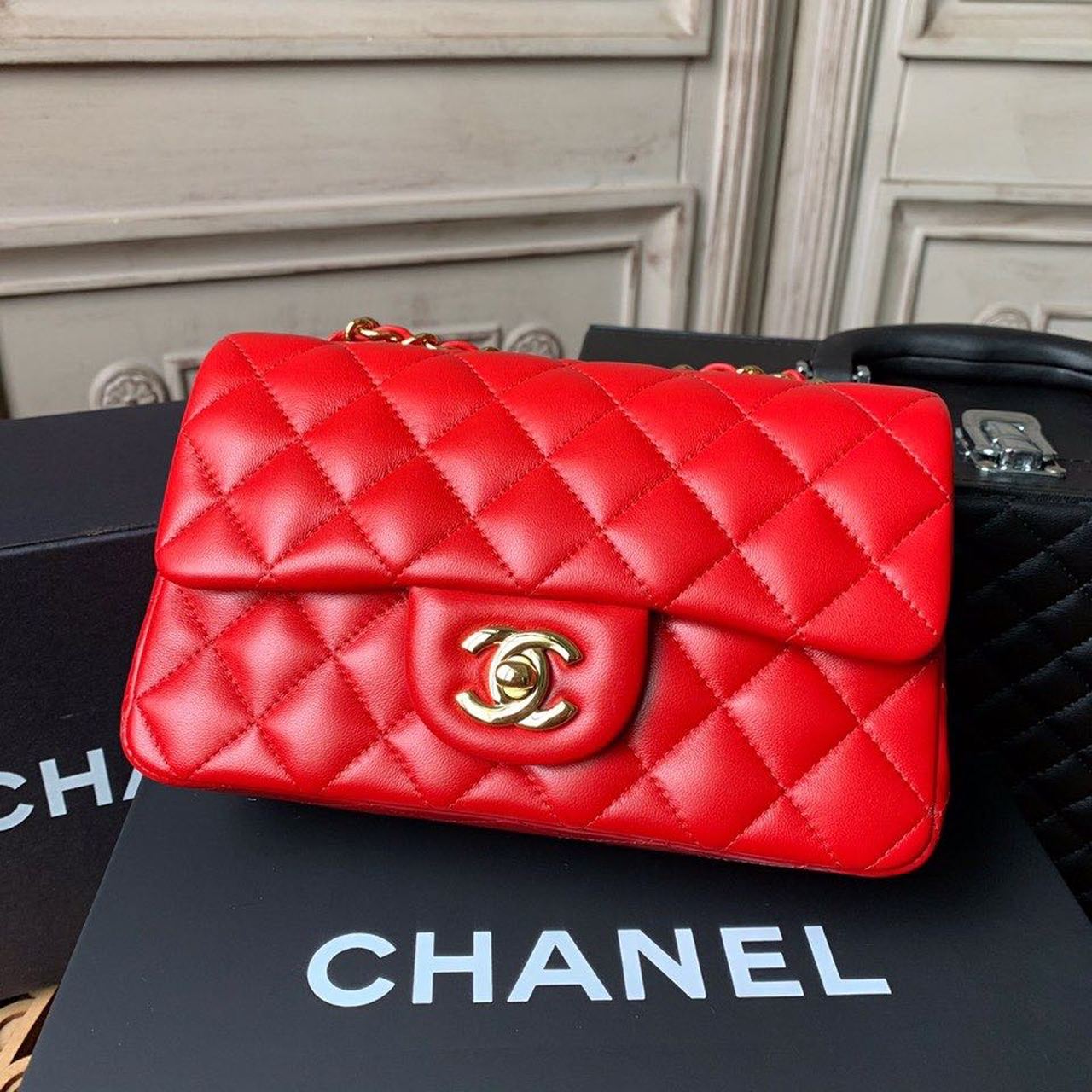 CHL - Mini Flap Bag Red For Women Bags Bag, Shoulder And Crossbody 7.8in/20LO A69900