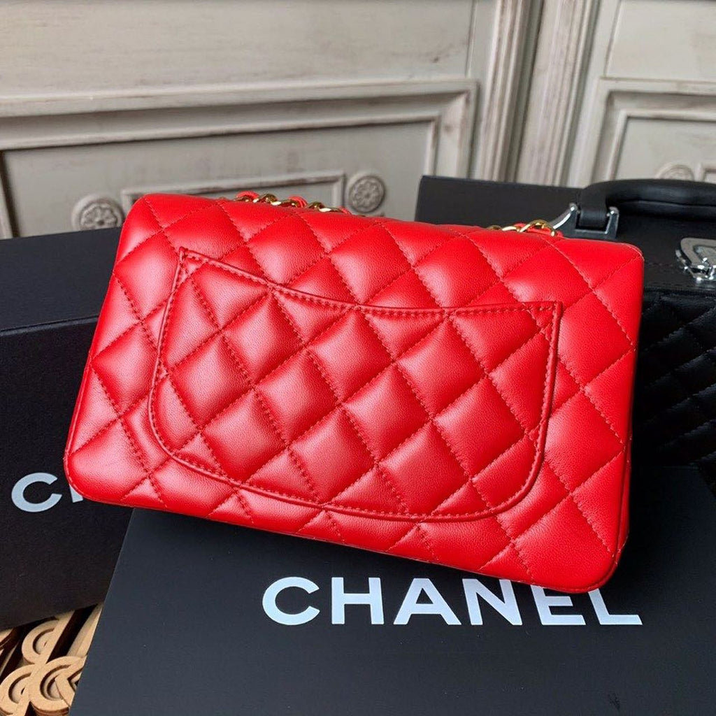 CHL - Mini Flap Bag Red For Women Bags Bag, Shoulder And Crossbody 7.8in/20LO A69900