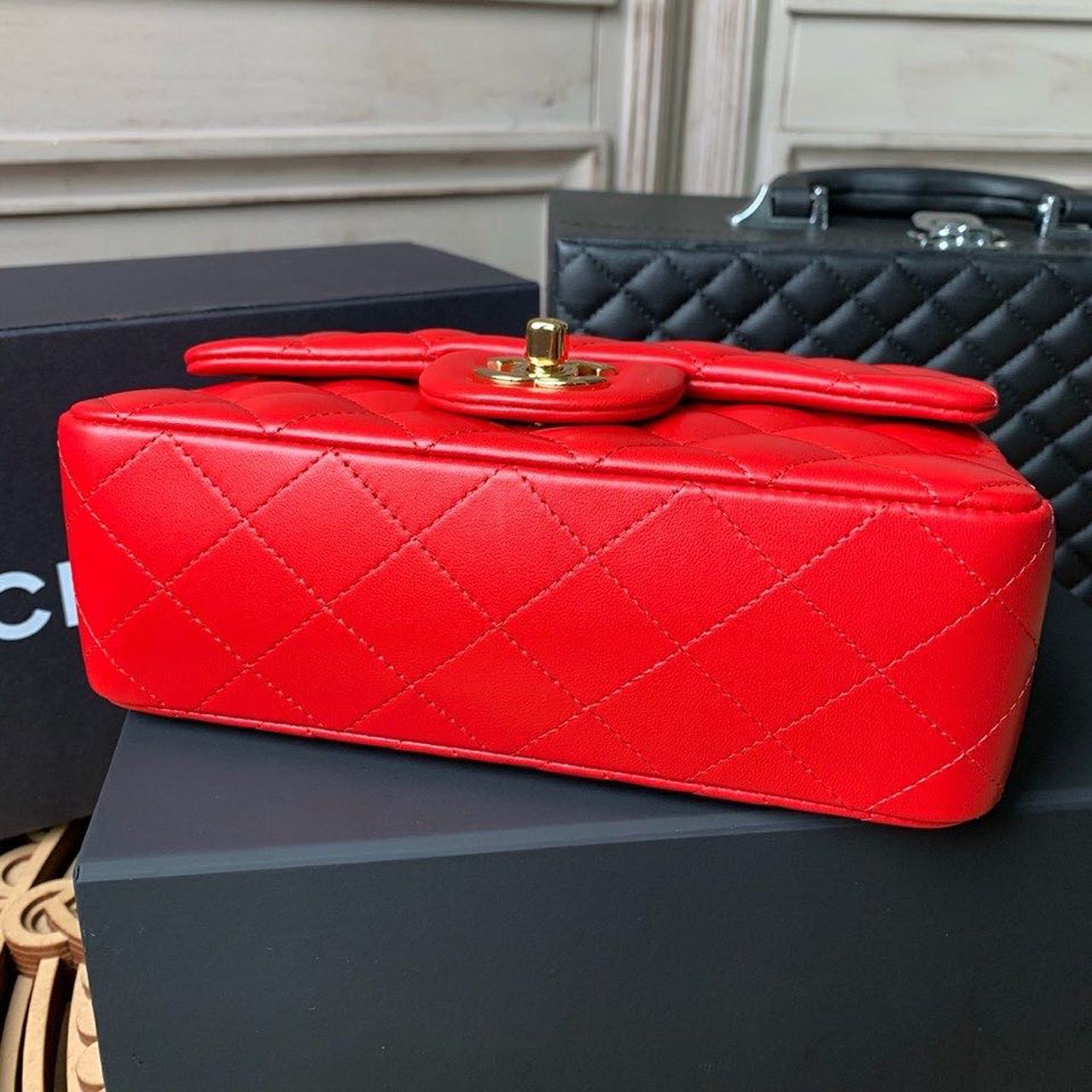 CHL - Mini Flap Bag Red For Women Bags Bag, Shoulder And Crossbody 7.8in/20LO A69900