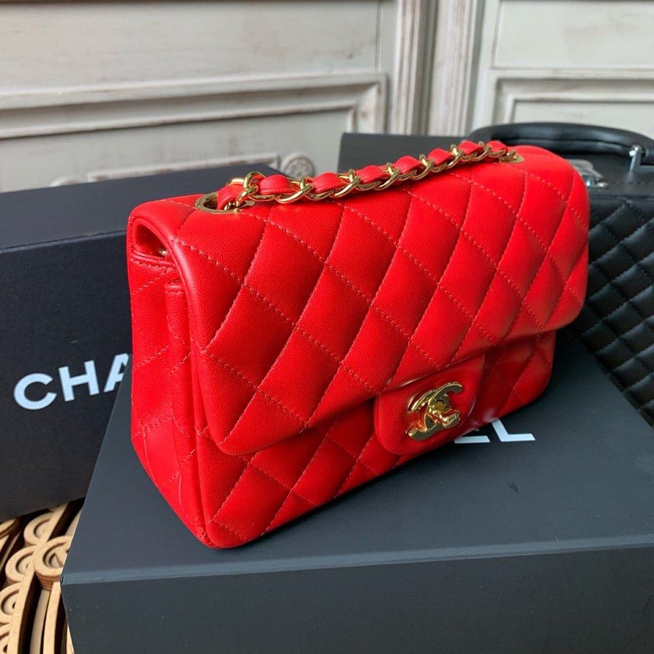 CHL - Mini Flap Bag Red For Women Bags Bag, Shoulder And Crossbody 7.8in/20LO A69900