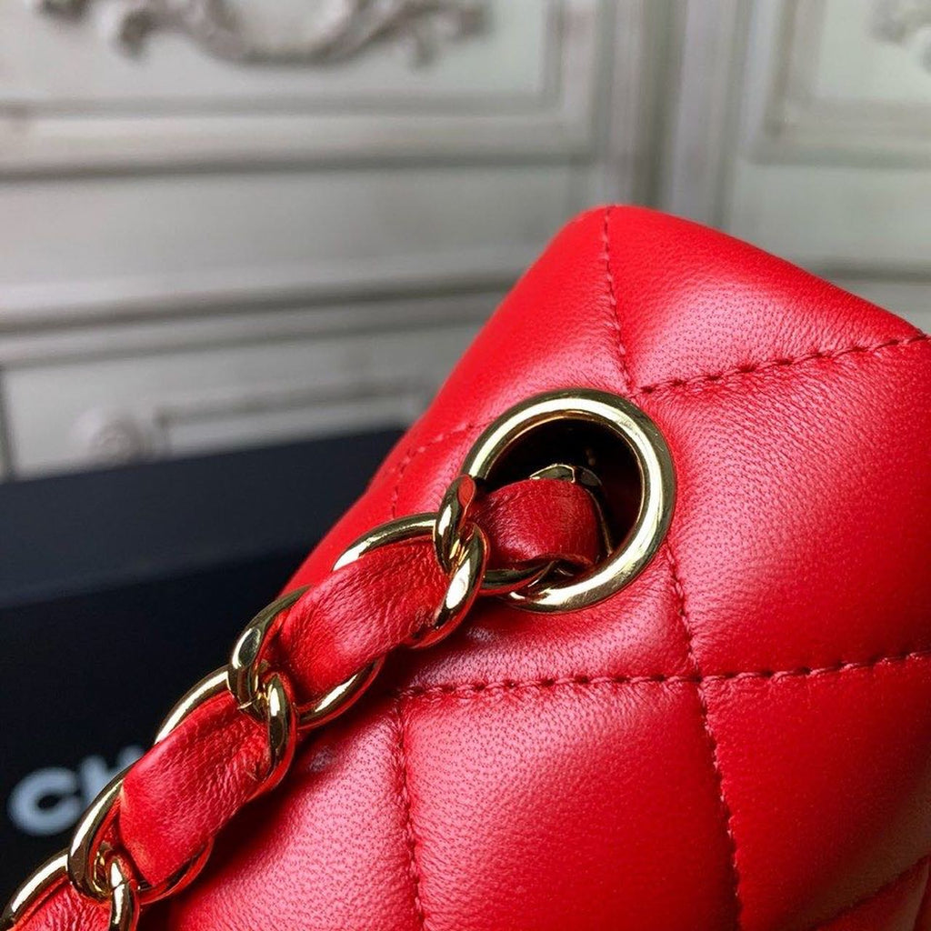 CHL - Mini Flap Bag Red For Women Bags Bag, Shoulder And Crossbody 7.8in/20LO A69900