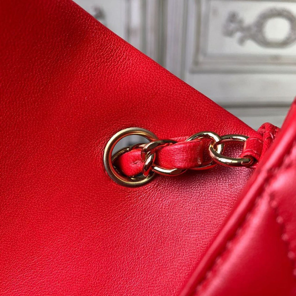 CHL - Mini Flap Bag Red For Women Bags Bag, Shoulder And Crossbody 7.8in/20LO A69900