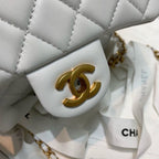 CHL - Mini Flap Bag With CHL - Ball On Strap White For Women Handbags, Shoulder And Crossbody Bags 6.7in/17LO AS1786