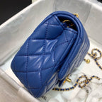 CHL - Mini Flap Bag With CHL - Ball On Strap Blue For Women Handbags, Shoulder And Crossbody Bags 6.7in/17LO AS1786