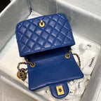 CHL - Mini Flap Bag With CHL - Ball On Strap Blue For Women Handbags, Shoulder And Crossbody Bags 6.7in/17LO AS1786