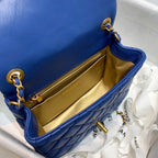 CHL - Mini Flap Bag With CHL - Ball On Strap Blue For Women Handbags, Shoulder And Crossbody Bags 6.7in/17LO AS1786