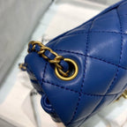 CHL - Mini Flap Bag With CHL - Ball On Strap Blue For Women Handbags, Shoulder And Crossbody Bags 6.7in/17LO AS1786