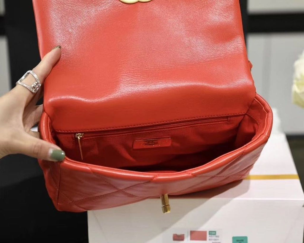 CHL -  19 Handbag 26LO Red For Women AS1160