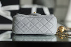 CHL - Mini Flap Bag With CHL - Ball On Strap Grey For Women Handbags, Shoulder And Crossbody Bags 6.7in/17LO AS1786