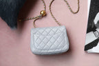 CHL - Mini Flap Bag With CHL - Ball On Strap Grey For Women Handbags, Shoulder And Crossbody Bags 6.7in/17LO AS1786