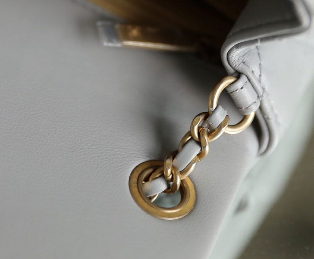 CHL - Mini Flap Bag With CHL - Ball On Strap Grey For Women Handbags, Shoulder And Crossbody Bags 6.7in/17LO AS1786