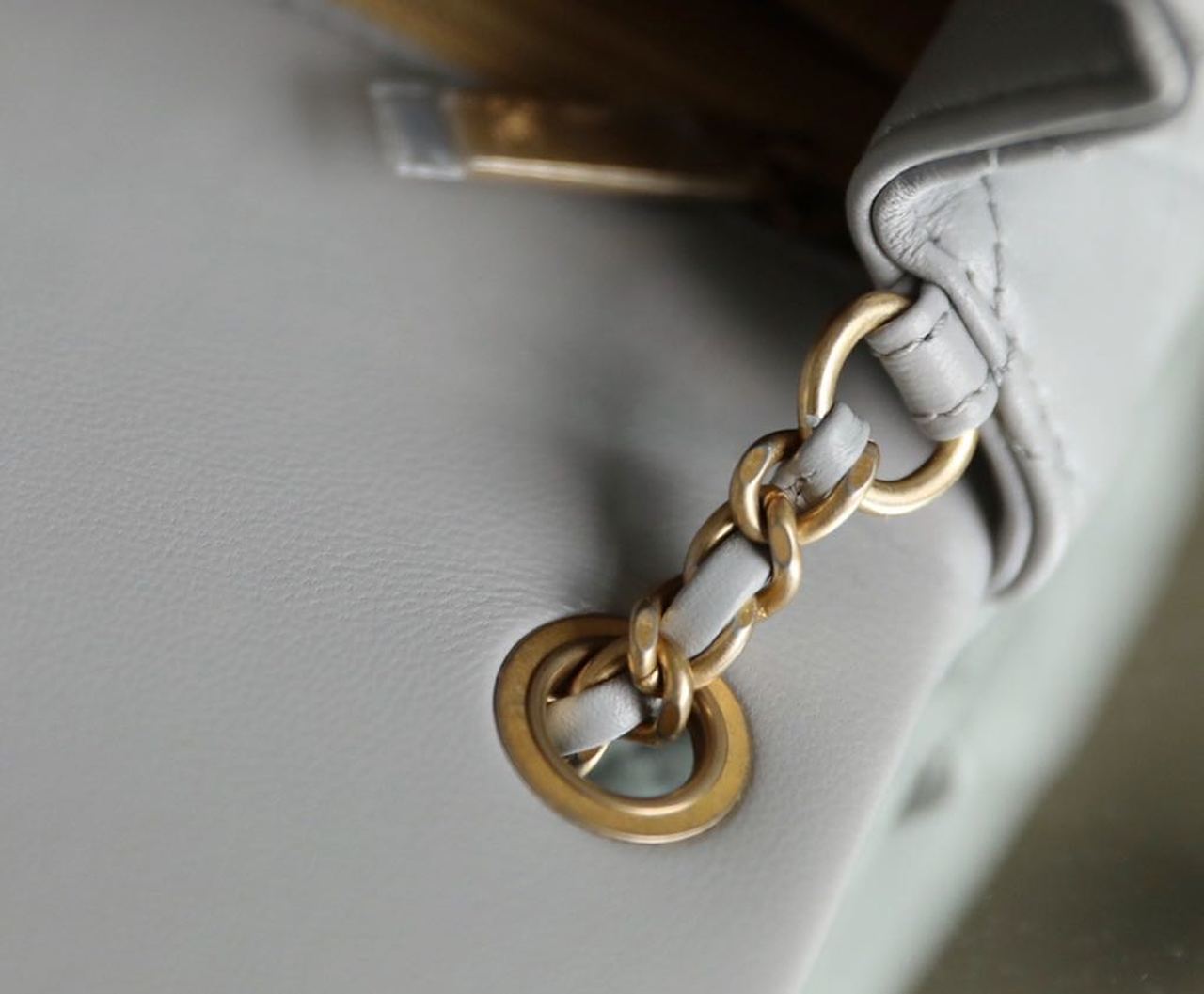 CHL - Mini Flap Bag With CHL - Ball On Strap Grey For Women Handbags, Shoulder And Crossbody Bags 6.7in/17LO AS1786