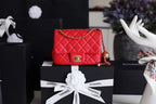 CHL - Mini Flap Bag With CHL - Ball On Strap Red For Women Handbags, Shoulder And Crossbody Bags 6.7in/17LO AS1786