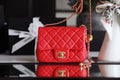 CHL - Mini Flap Bag With CHL - Ball On Strap Red For Women Handbags, Shoulder And Crossbody Bags 6.7in/17LO AS1786