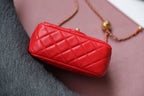 CHL - Mini Flap Bag With CHL - Ball On Strap Red For Women Handbags, Shoulder And Crossbody Bags 6.7in/17LO AS1786