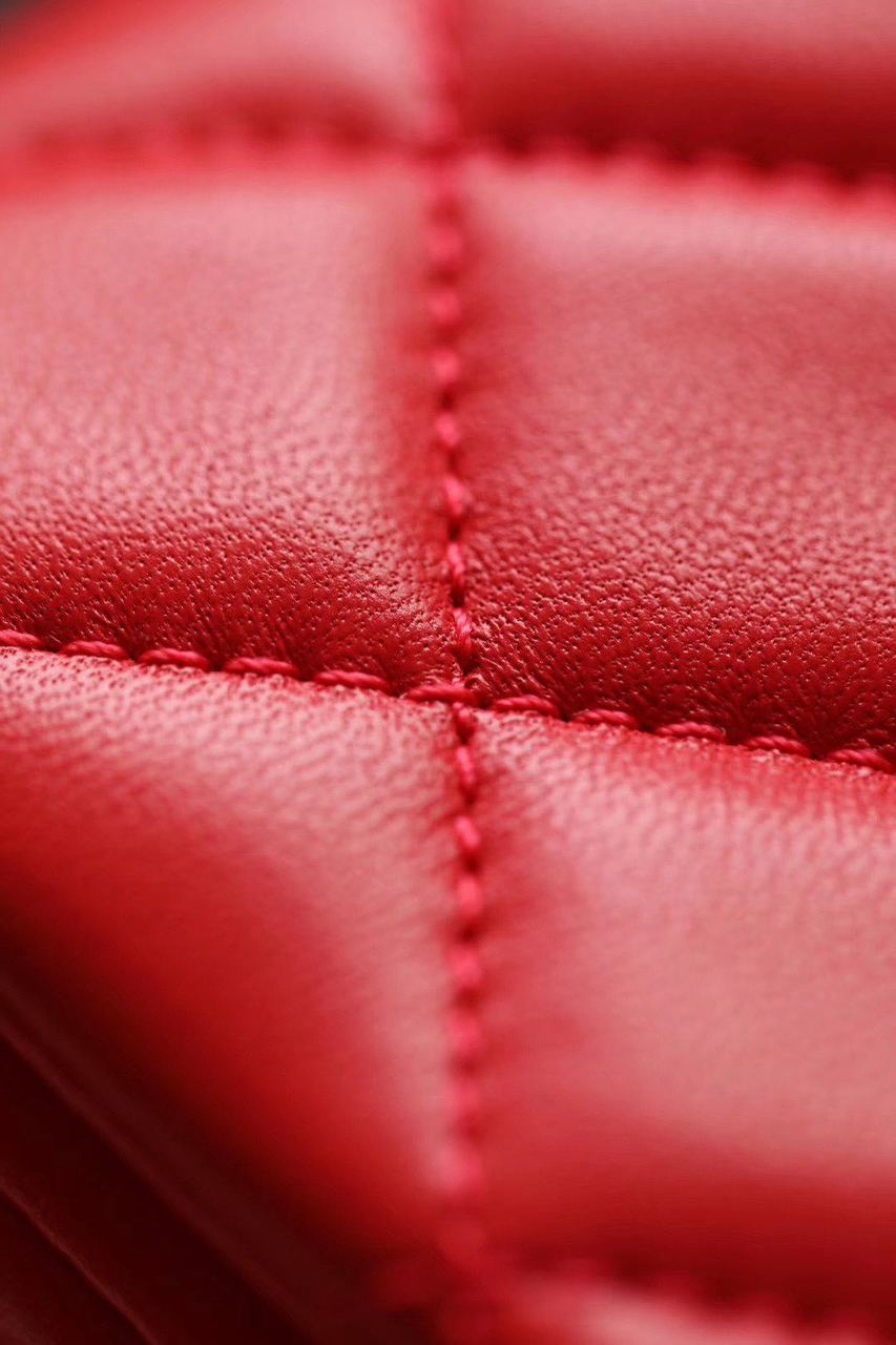 CHL - Mini Flap Bag With CHL - Ball On Strap Red For Women Handbags, Shoulder And Crossbody Bags 6.7in/17LO AS1786
