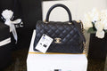 CHL -  Coco With Top Handle Bag Gold Toned Hardware Black For Women 9.4in/24LO