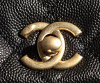 CHL -  Coco With Top Handle Bag Gold Toned Hardware Black For Women 9.4in/24LO