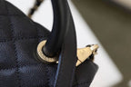 CHL - Large Flap Bag With Top Handle Black For Women, Women’s Handbags, Shoulder And Crossbody Bags 11in/28LO A92991