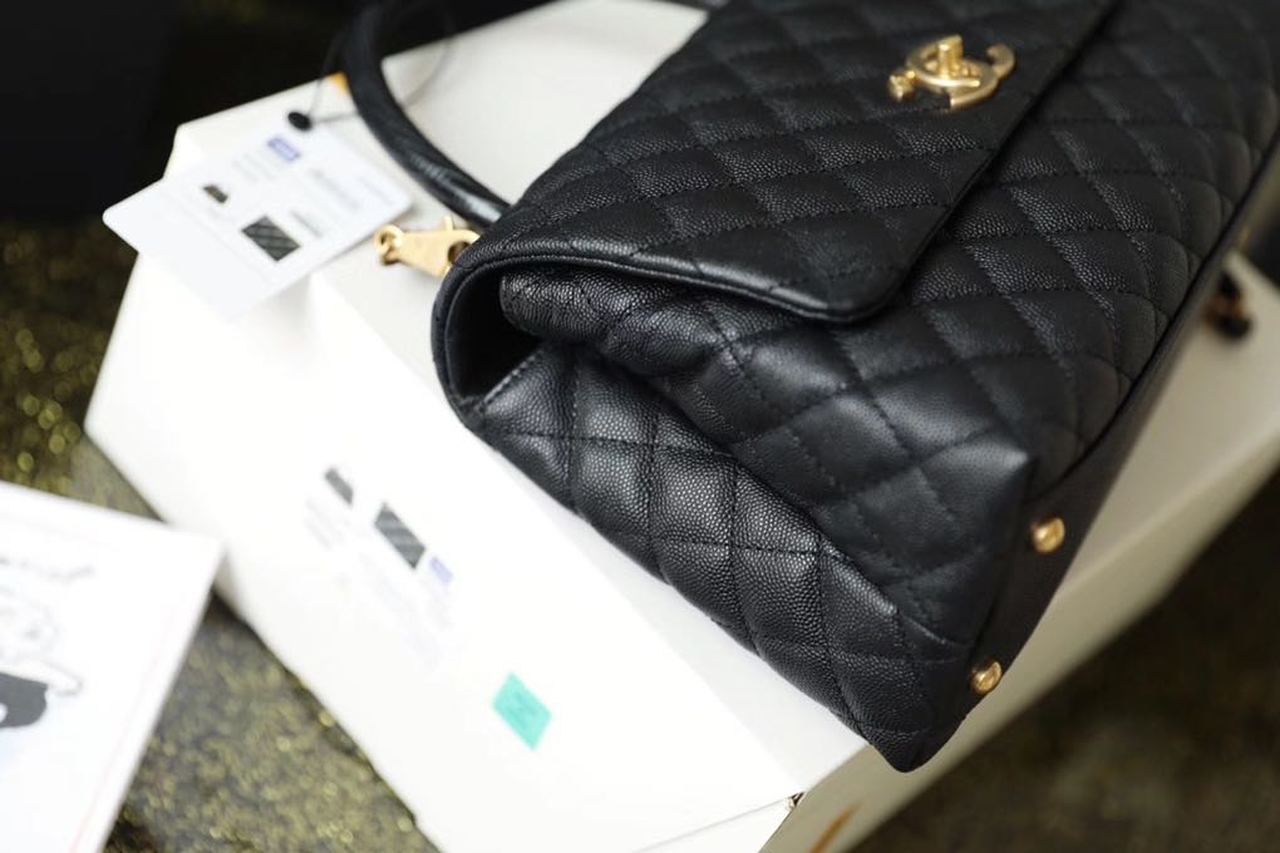 CHL - Handbag With Top Handle Black For Women 11in/28LO